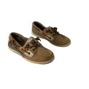 Sperry Kids Tan Boat Shoes